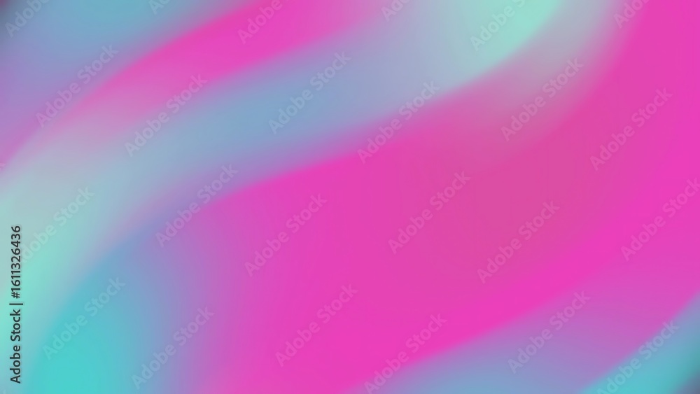 Poster prismatic abstracts backgroundsvibrant abstract background with flowing magenta and turquoise gradie