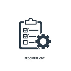 Project management icon with checklist and gear