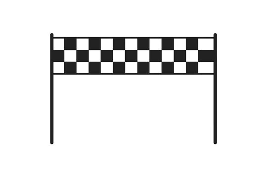 Square checker texture on an automotive start and finish line. Vector illustration for race, motorsport, competition, success, and goal achievement concept design.