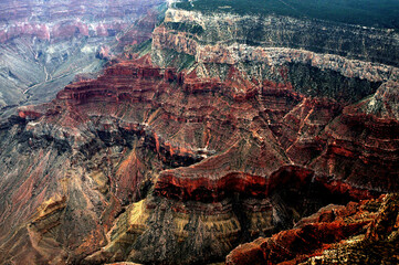 Aerial View Grand Canyon Arizona