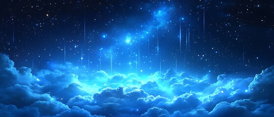 Starry Night Clouds.