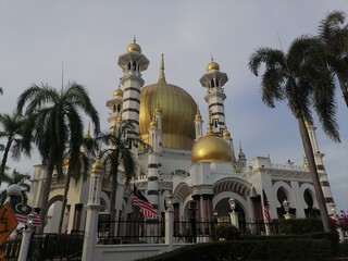 Ubudiah mosque in Kuala kangsar, perak ,Malaysia. Beautiful architecture 