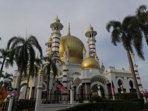 Ubudiah mosque in Kuala kangsar, perak ,Malaysia. Beautiful architecture 