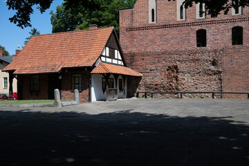 Malbork Castle in Poland,the largest park stone castle in the world
