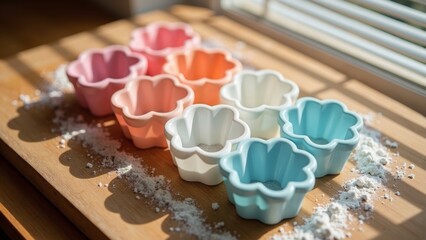 Close up of Color Mold Art