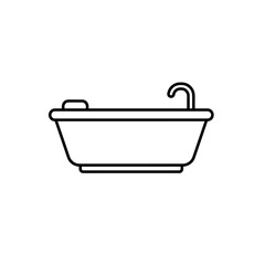 Bathtub illustration for relaxation and personal wellness