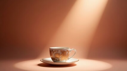 Pink Cup Art Close up