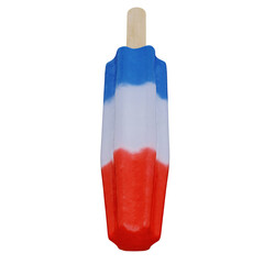 Isolated Rotated Rocket Popsicle 3D Illuistration On Trasparent Background
