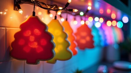 Colorful lighting scene images