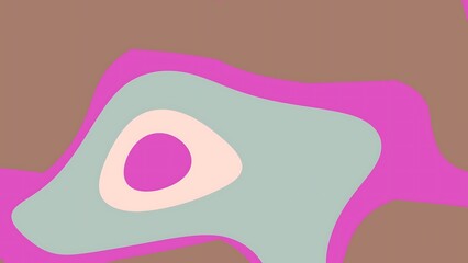 Ombre Stormy Skies Abstract layered shapes in purple, brown, and green create a modern and visually appealing design element