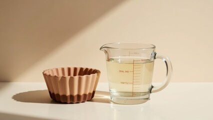 Glass kettle and meals