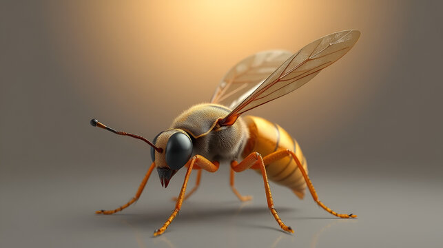 3d render of lepisma saccharina