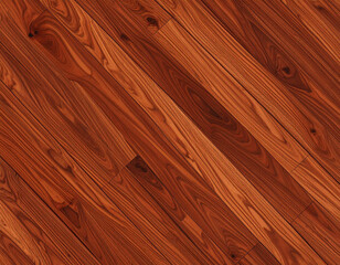 Diagonal wooden floor pattern with natural grain