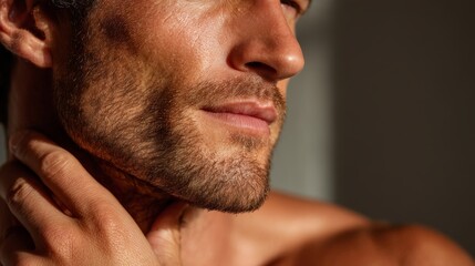 Obraz premium Close-up of a man