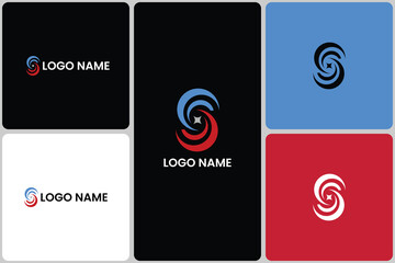 Modern S Logo Design Variations Showcase