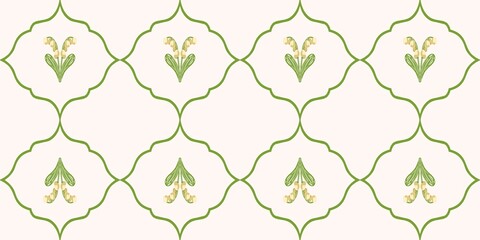 Seamless watercolour and unique floral pattern background for covers, notes, banner. Soft backgrounds colour. Watercolour art work. Flower stalk. Colourful flower. Summer Spring.