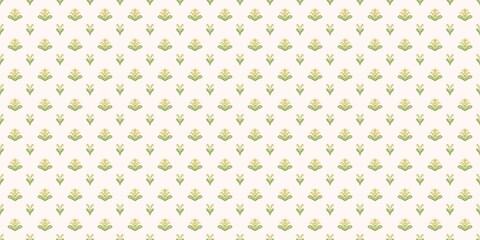 Seamless watercolour and unique floral pattern background for covers, notes, banner. Soft backgrounds colour. Watercolour art work. Flower stalk. Colourful flower. Summer Spring.