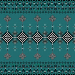 seamless vector pattern with green background. Great for fabric,packaging,wallpaper,wrap,carpet,decorative illustion and decor projects. Fully editable EPS file included.