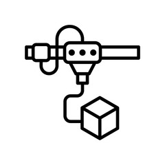 3D Printing line icon