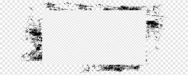 Stencil frame dirty texture rectangle border