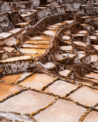 Salt ponds in Peru