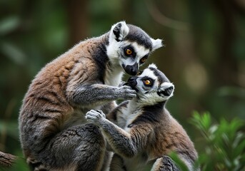 Naklejka premium Whispers of the Jungle