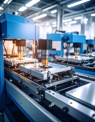 Automated manufacturing process with precision machinery