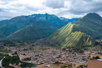 Wide View of Sacred Valley in Peru
