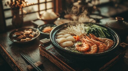 Fresh Simple Seafood Dish with Vibrant Ingredients in Bowl