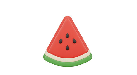 Watermelon slice toy colorful playful summer snack