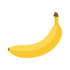 banana isolated on white background