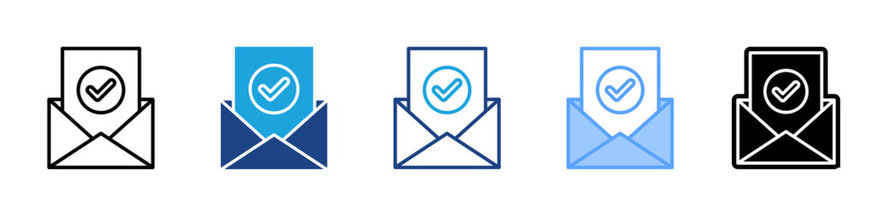 Emailing icon sheet multiple style collection