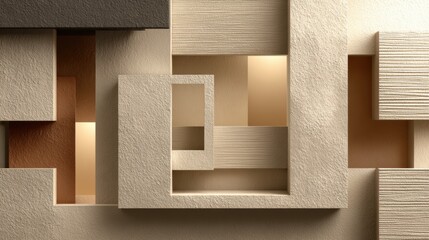 Vibrant Wall Displaying an Array of Shapes and Colors Creating an Artistic and Dynamic Visual Experience