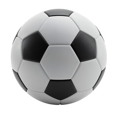 Fototapeta premium A classic soccer ball isolated on a transparent background