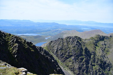 MacGillycuddy's Reeks, Carrauntoohil, Carrauntoohill, Carrantuohill mountain, Iveragh Peninsula, County Kerry, Ireland