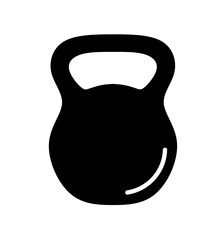 kettlebell icon vector with trendy design