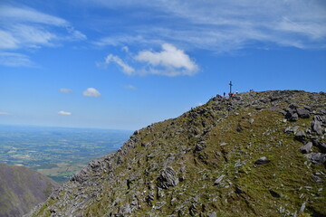 MacGillycuddy's Reeks, Carrauntoohil, Carrauntoohill, Carrantuohill mountain, Iveragh Peninsula, County Kerry, Ireland