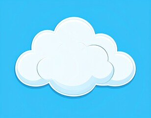Obraz premium 雲 イラスト