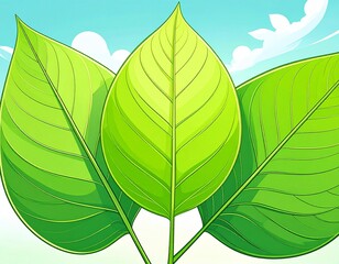 葉っぱ　イラスト