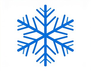 冬　雪の結晶　イラスト