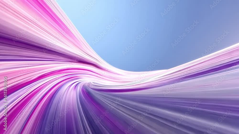Poster vibrant abstract background with flowing pink and purple lines, smooth curves creating movement and 