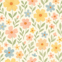 seamless floral background