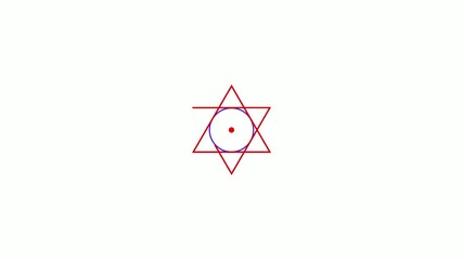 Explore sacred geometry sri yantra symbol meaning meditation spiritual art design vector illustration Drawing animation