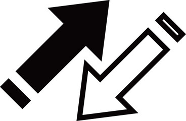 送受信矢印アイコン
