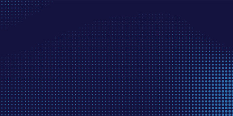 Abstract blue wavy halftone background. Dot pop art sport style modern abstract simple