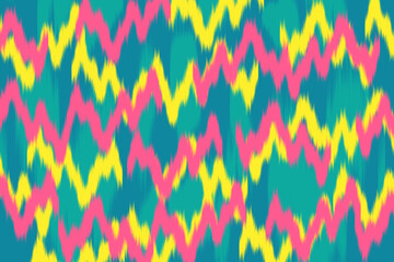 Uzbekistan ikat pattern. Uzbekistan ikat abstract ethnic design. Uzbekistan pattern design for background, wallpaper, textile, art, clothing, wrapping paper, Uzbek style, Uzbek fabric