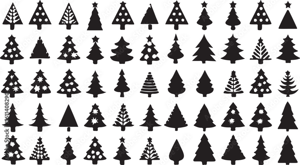 Poster seamless christmas geometric pattern with retro star and triangle shapes, a colorful vector design f