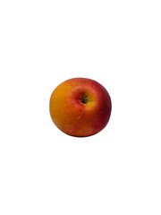 A fresh apples on a white background. Fruit event banner. National Apple Day to celebrate on October 21st.