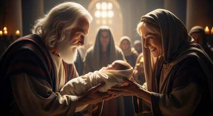 Luke 2 Cinematic Recognition by Simeon and Anna