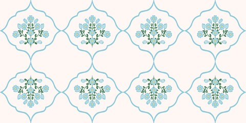 Seamless watercolour and unique floral pattern background for covers, notes, banner. Soft backgrounds colour. Watercolour art work. Flower stalk. Colourful flower. Summer Spring.
